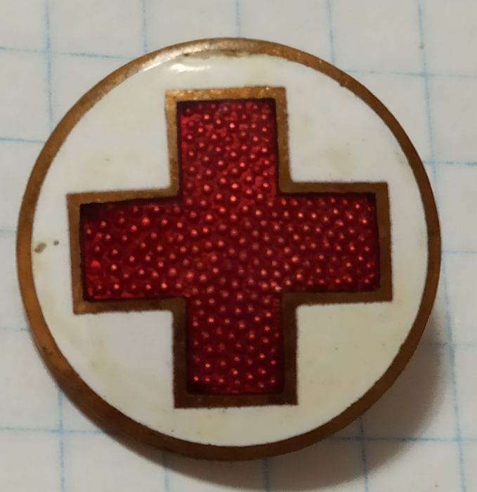 Кокарда красный крест, эмали третий рейх