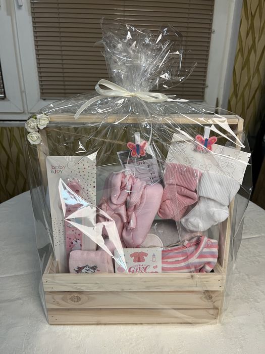Подарунковий бокс для новонародженого. Для немовлят. Одяг для малюків.