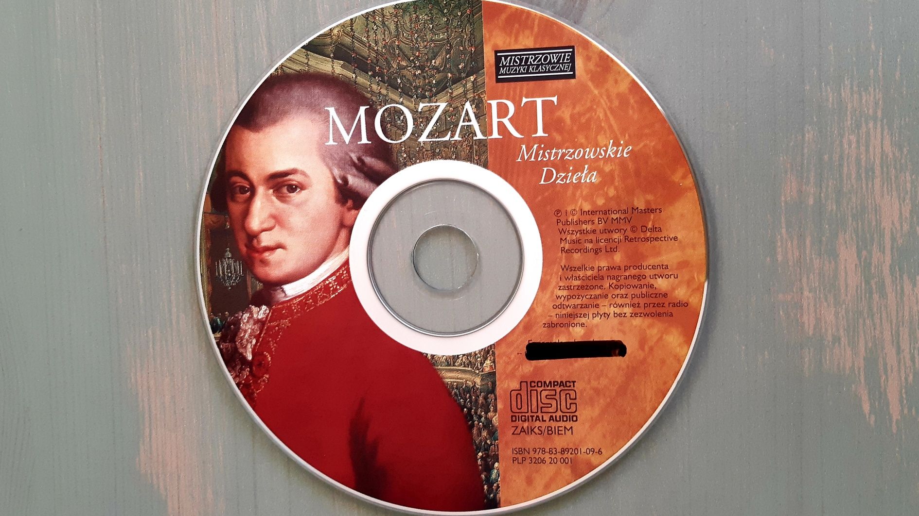 Mozart - 1 CD +książeczka z opisem .