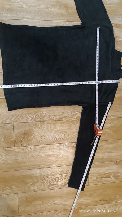 Термобілизна комплект зимова на флісі чорна розмір 48, 52