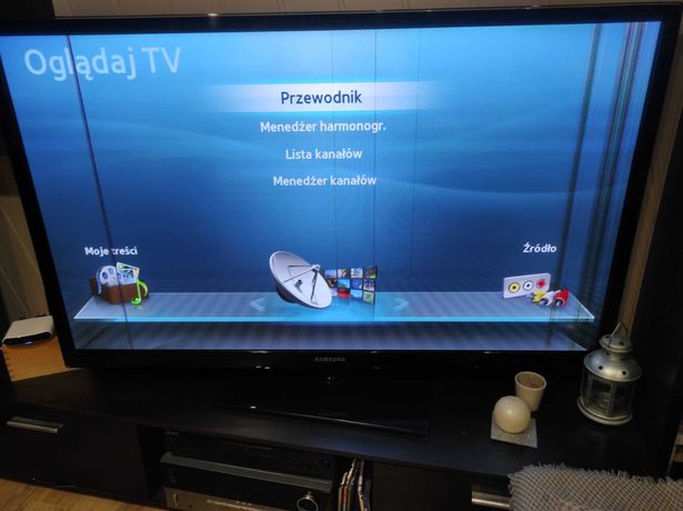 Telewizor Samsung plazma 59 cali uszkodzony.
