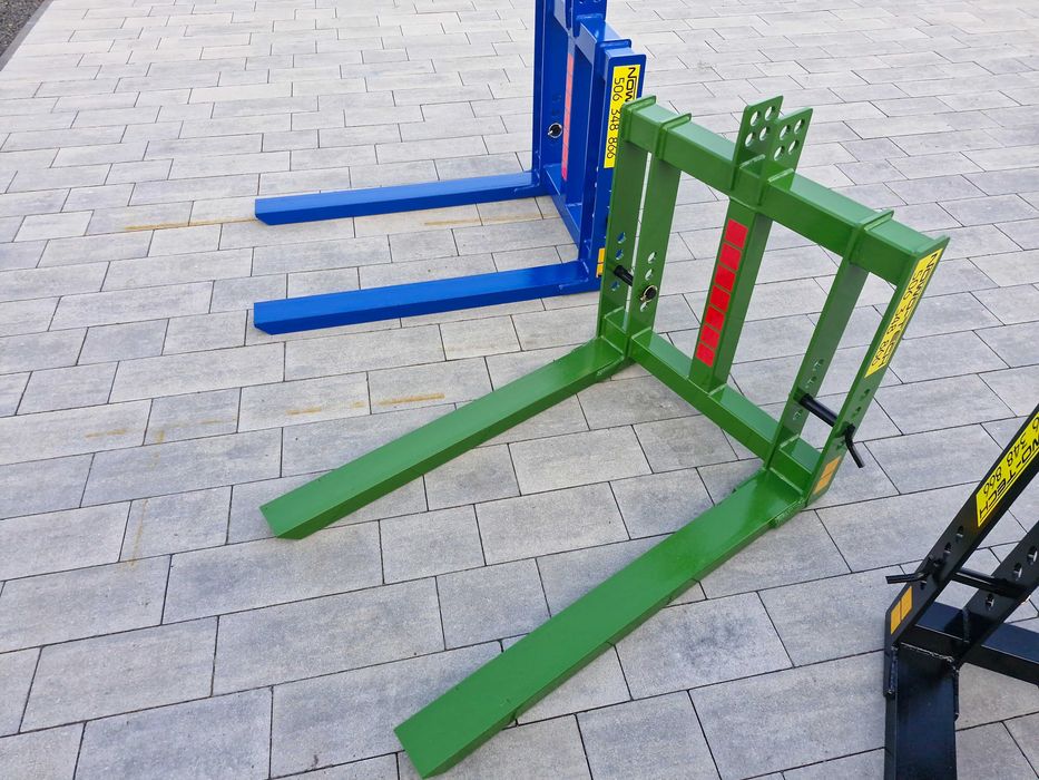 paleciak na tył ciągnika, widły do palet, 4 uchwyty mocujące, nowość