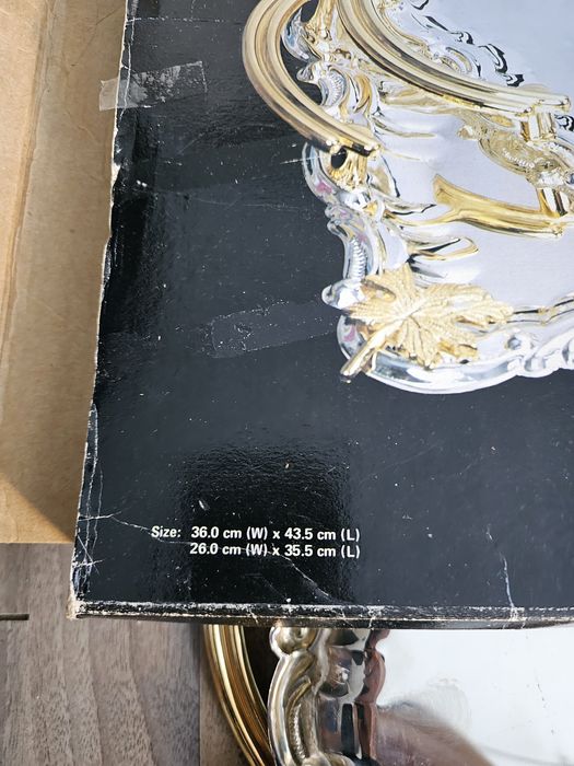 Platerowane Tace do serwowania w Opakowaniu