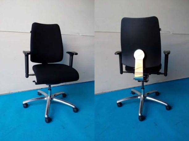 Fotel biurowy krzesło obrotowe Martela Onda czarne