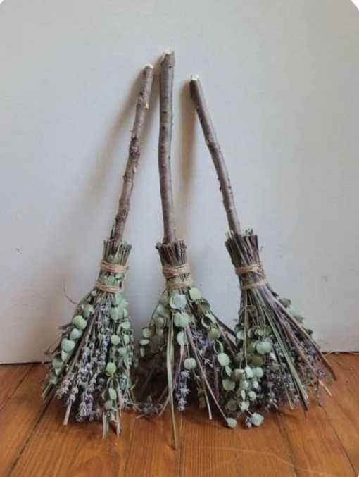 Witch dekoracja jesienna naturalna