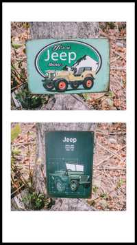 Placa/Chapa de Metal Vintage Retro Jeep Willys (2 Modelos)|NOVAS