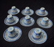 Conjunto chavenas café chinês.