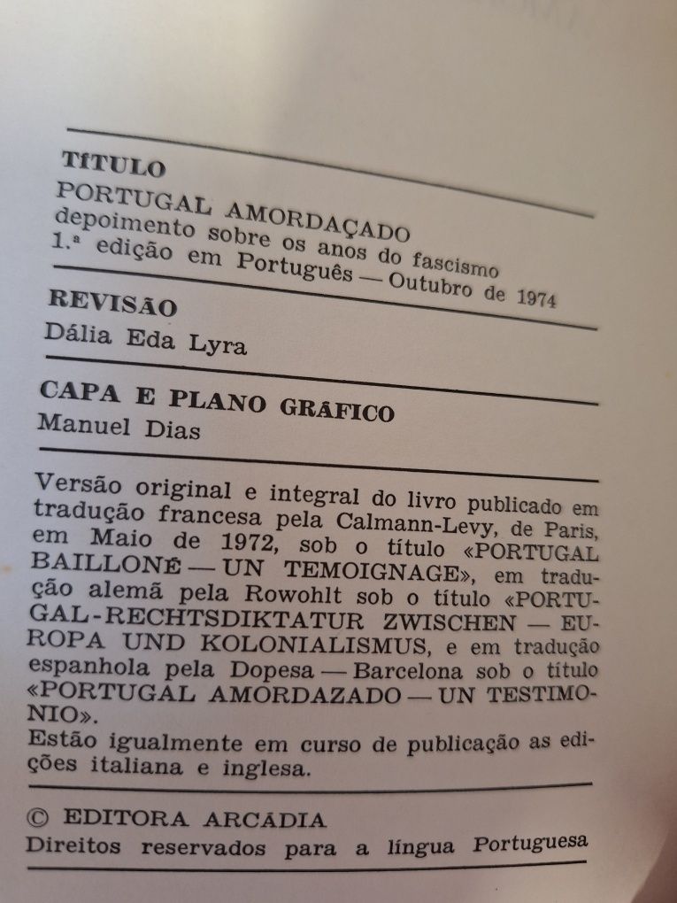 "Portugal Amordaçado" - Mário Soares, 25 de Abril