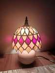 Lampka lampa nocna witrażowa w stylu Tiffany Art deco vintage retro