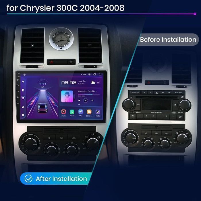 Radio nawigacja Chrysler 300C Aspen 2004 - 2008 Android CarPlay 4GB