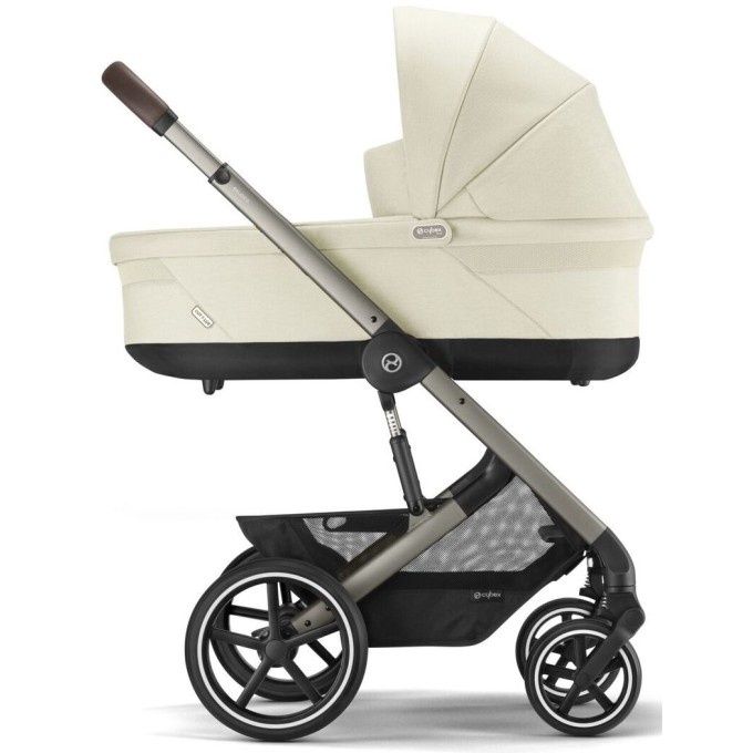 Коляска Cybex Balios S Lux Taupe 2 в 1 Seashell Beige