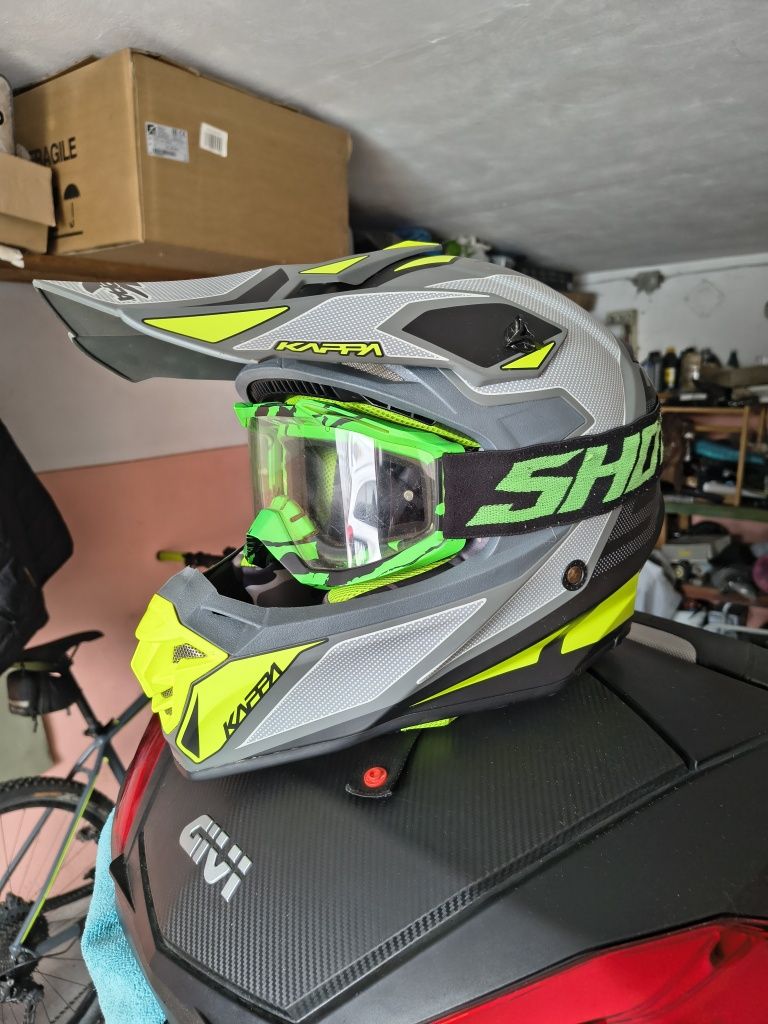Kask Kappa Cross Enduro + google