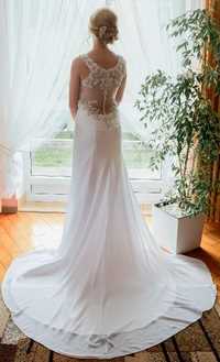 Piękna Suknia Ślubna Liliana West model 6376 rozmiar 34