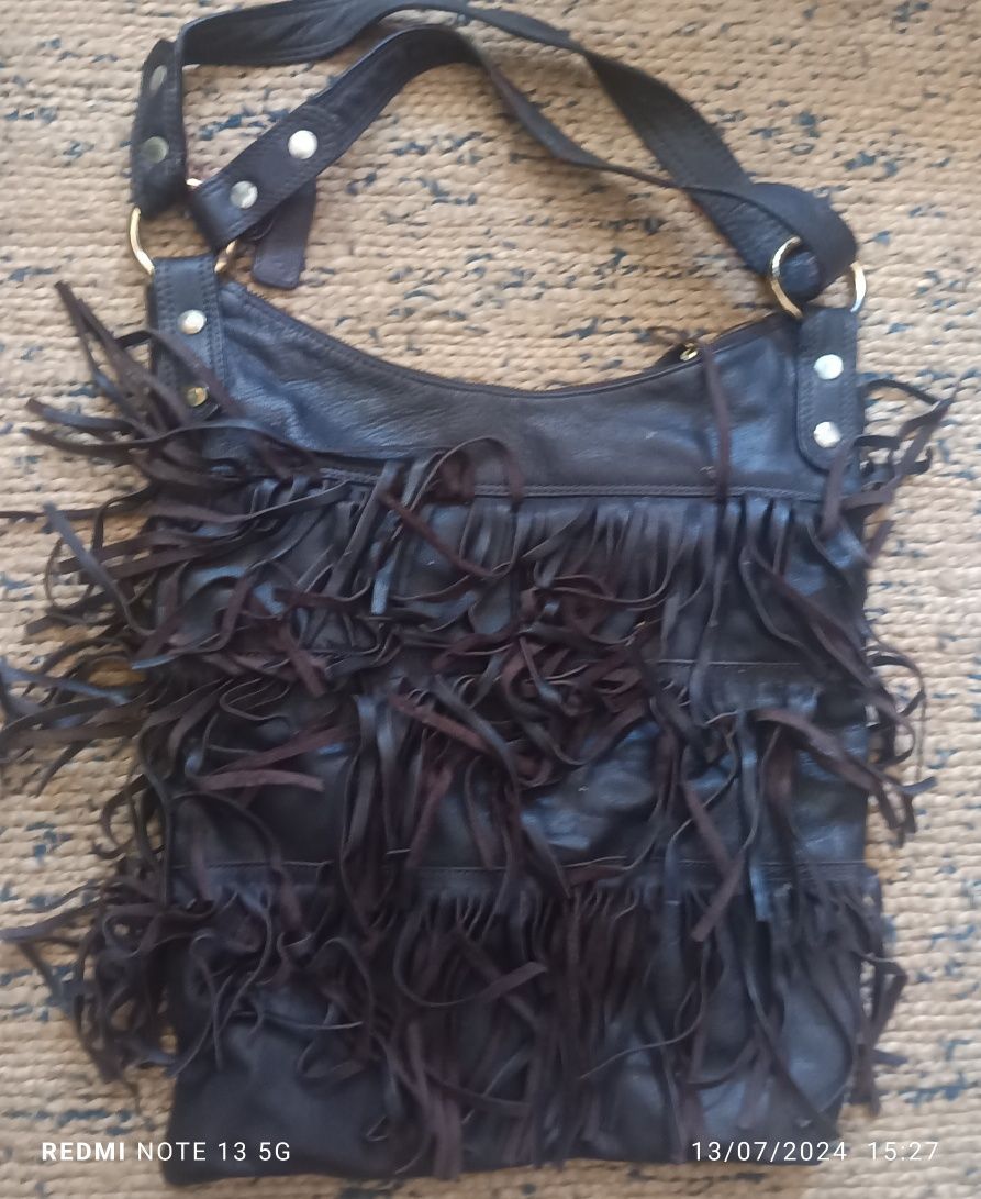 Mala Zara em pele caetanha