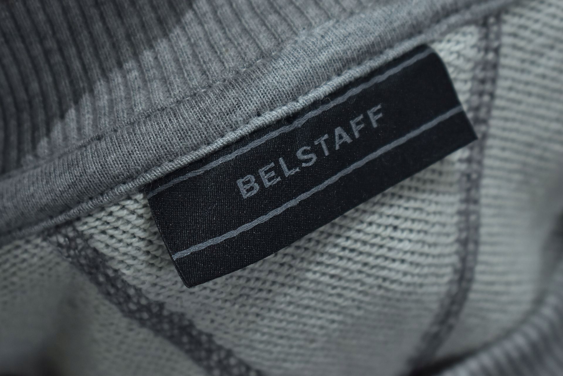 BELSTAFF Szara Bluza Męska Crewneck M