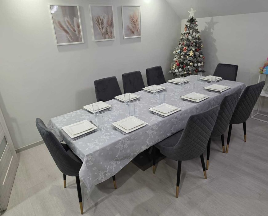 Stół rozkładany Xenon Lux 160–256 cm, STAN IDEALNY + GRATIS NOWY BLAT!