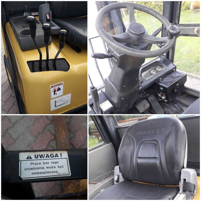 wozek paletowy Daewoo DOOSAN G25P 2007r widlowy magazynowy przesuw lpg