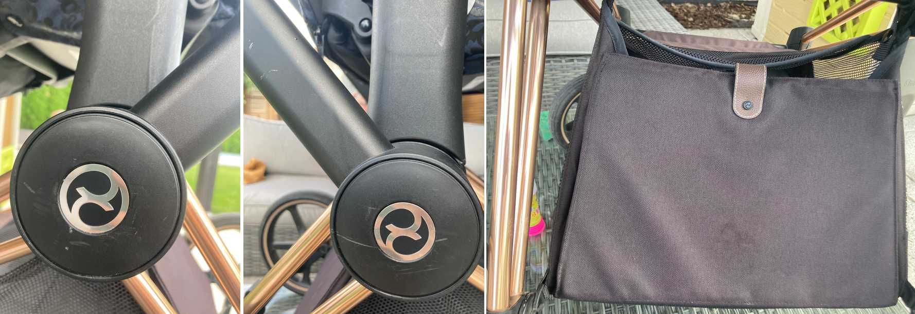 Wózek spacerowy CYBEX PRIAM rose gold Jewels of Nature super stan