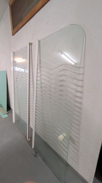 Portas de vidro para banheira