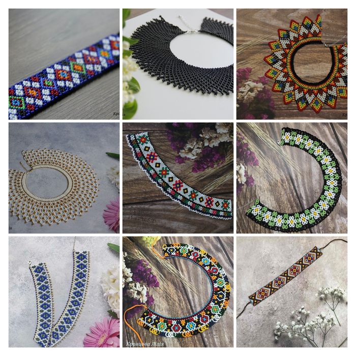 Силянки, намиста, прикраси з бісеру
