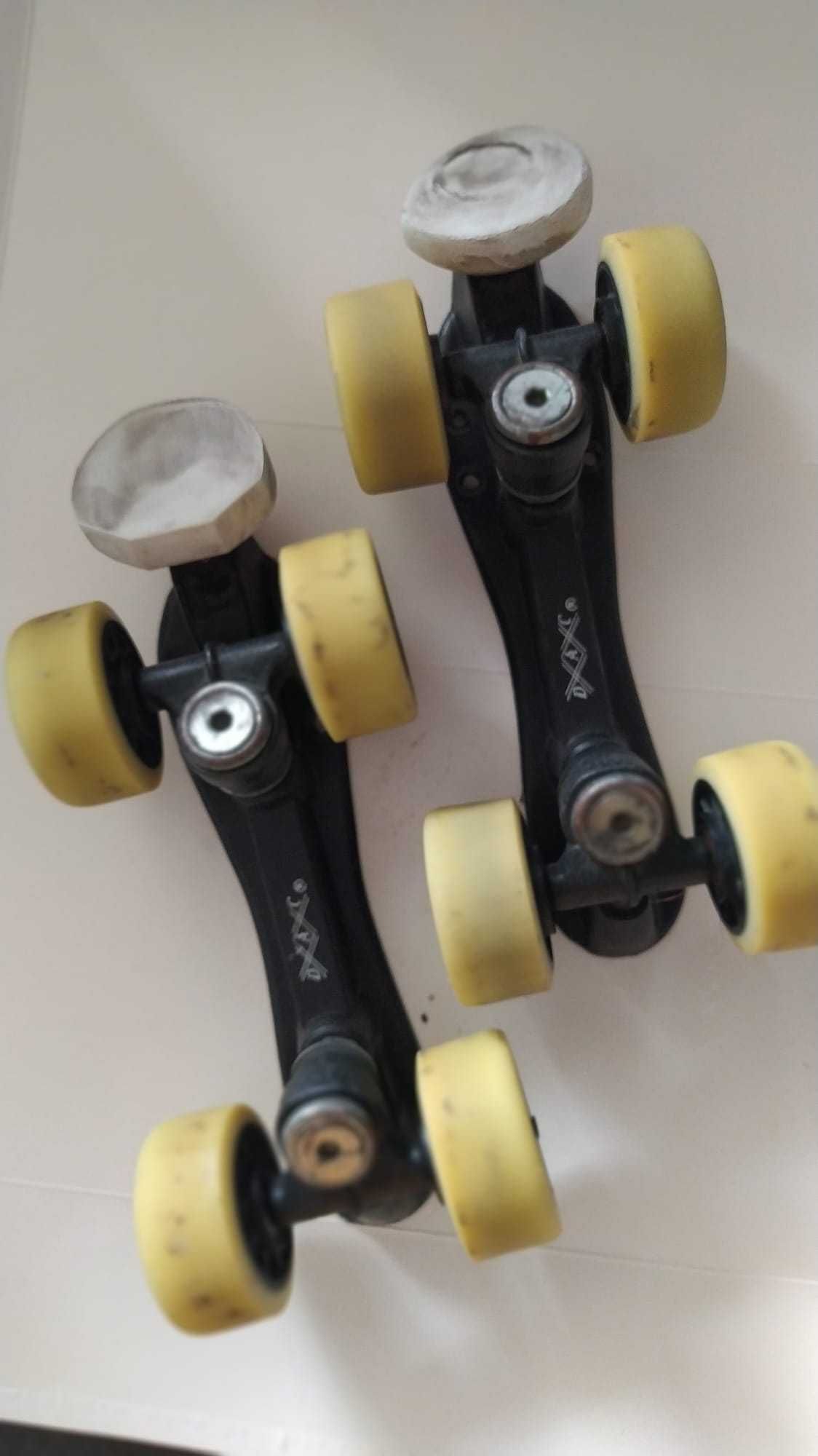 Base patins DAC usada com Rodas