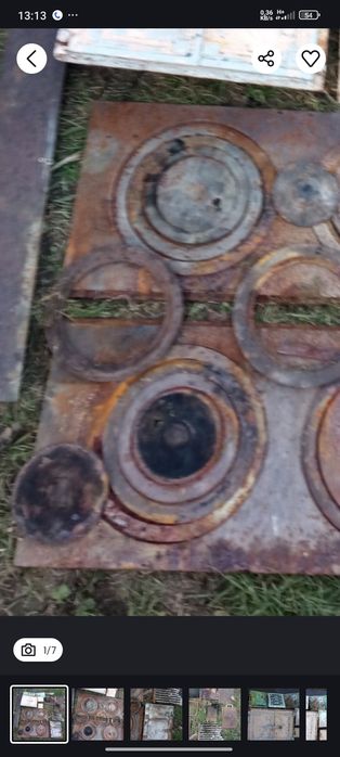 Zestaw fajerek bez płyty żeliwnej