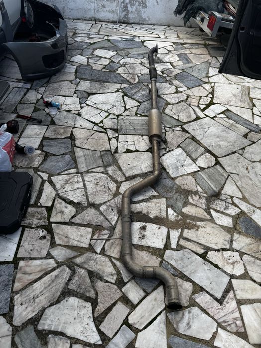 Linha de inox 2.5 polegadas golf 5 1.9tdi