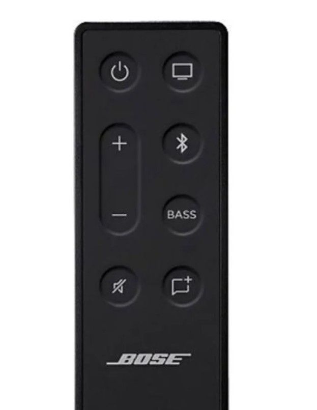 Coluna Bose TV speakers na embalagem