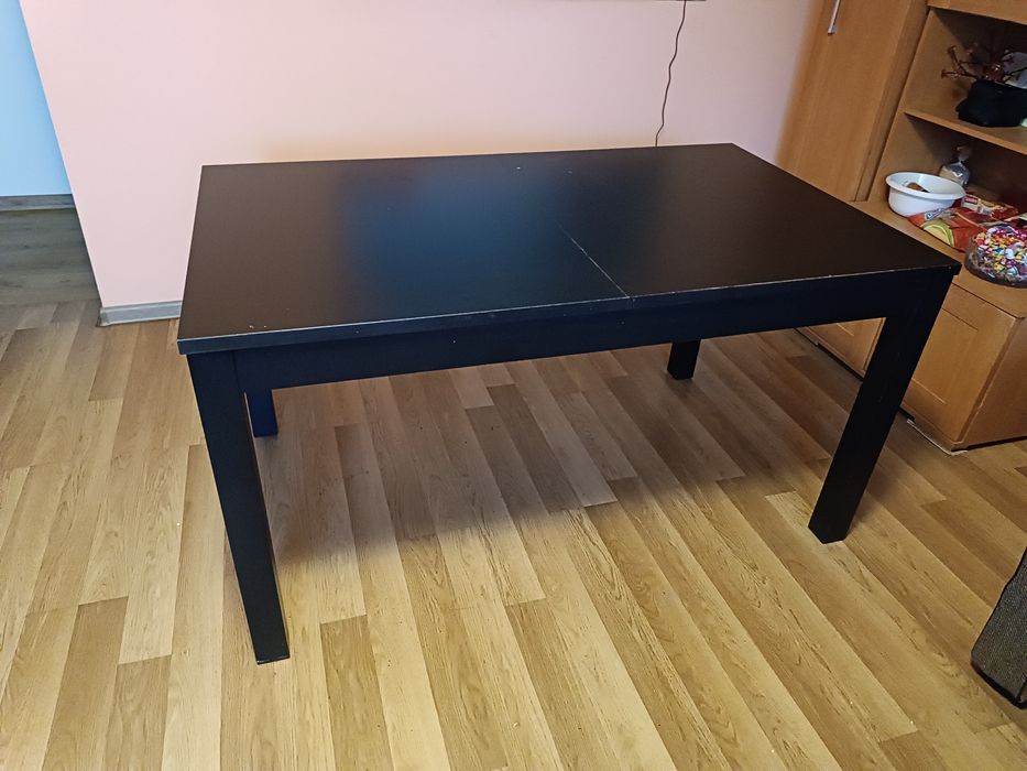 Stół rozkładany czarny