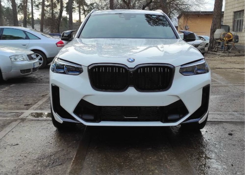 Рестайлинг BMW X3 M LCI G01 F97 Бампер Ноздри Обвес Фары Фонари Пороги