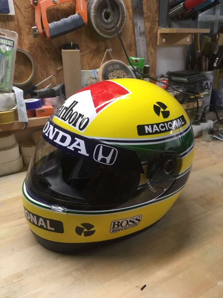 Capacete Ayrton Senna