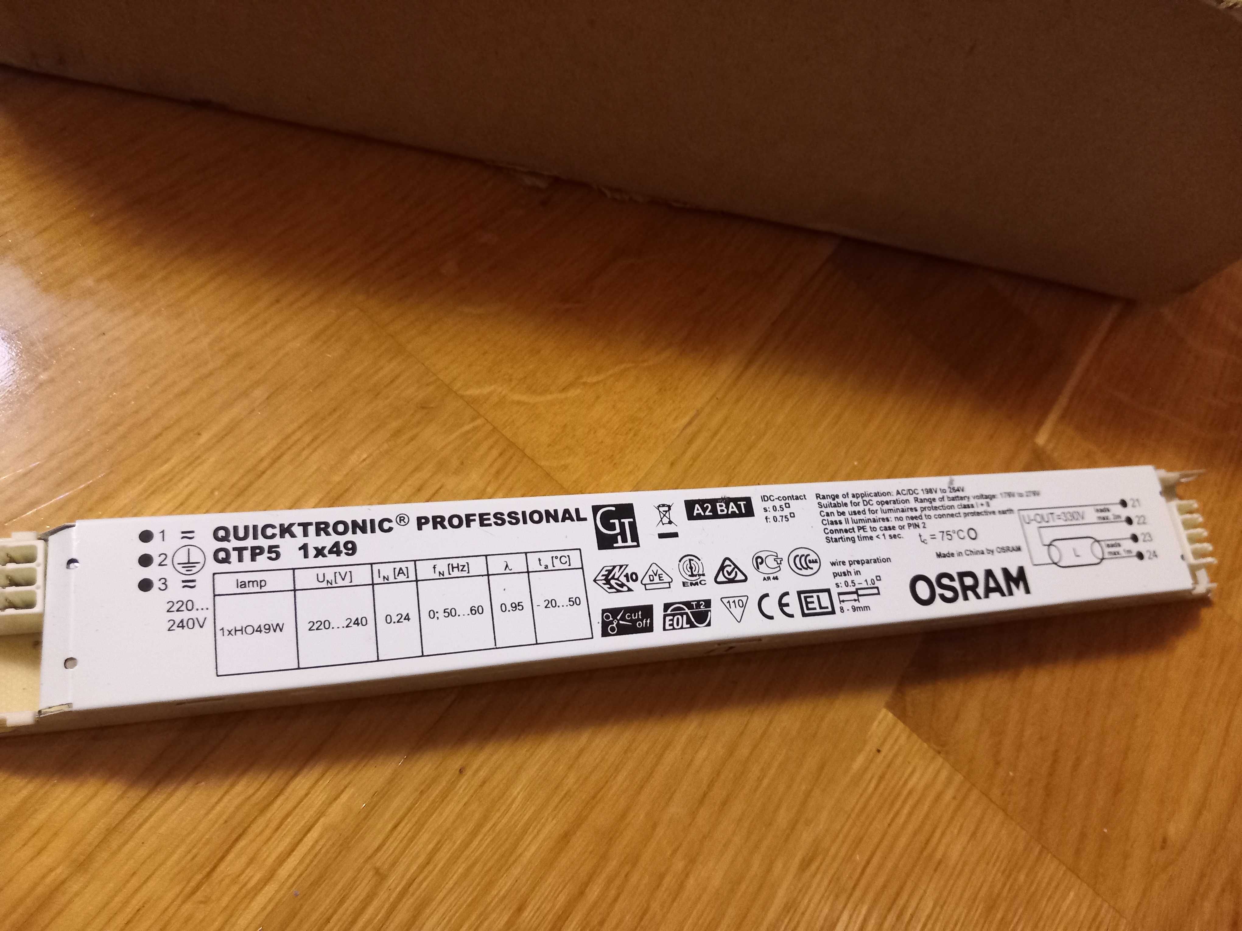 Statecznik elektroniczny Osram QTP5 1x49 Nowy