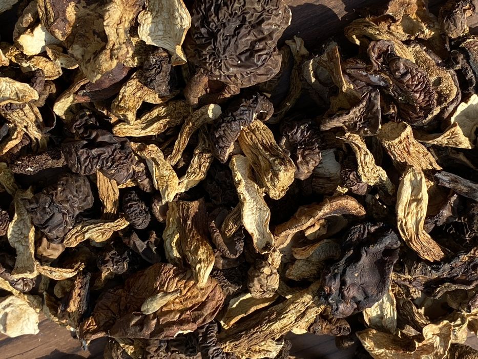 Grzyby suszone mix prawdziwki, borowiki, koźlaki