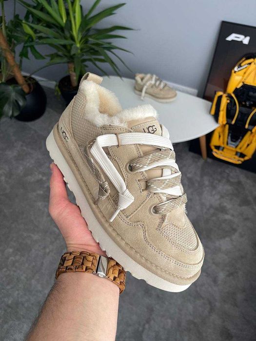 Уггі UGG Lo Lowmel Sneaker FUR Угг Лоумел 3 кольори (36-41)
