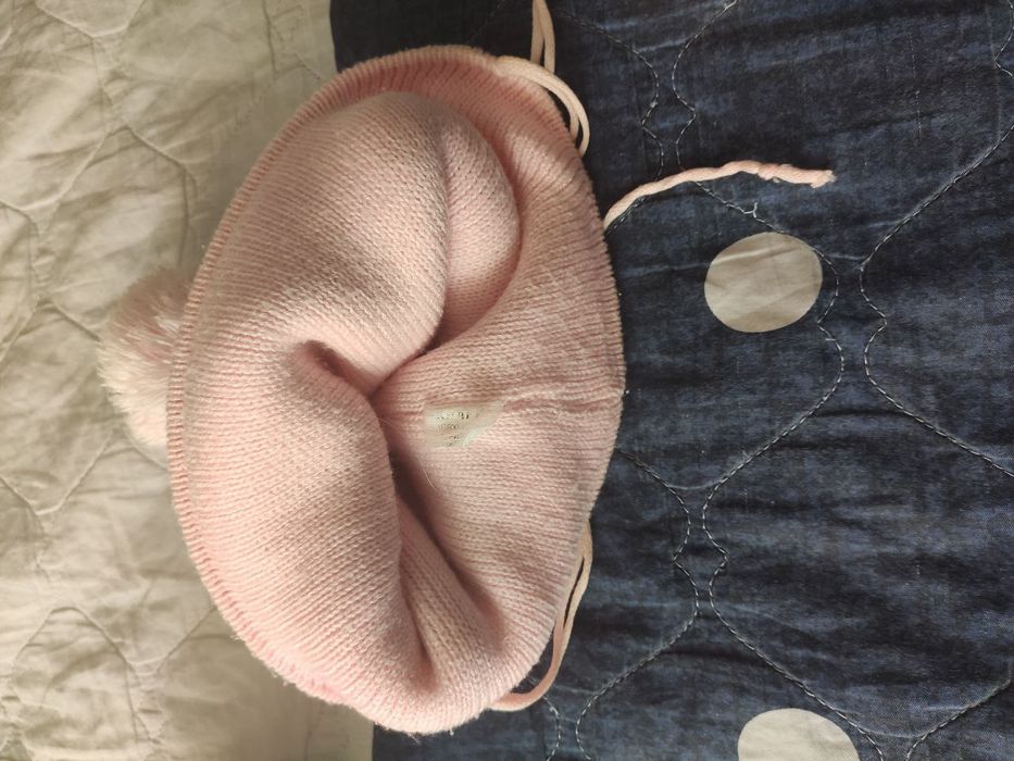 Набір шапок осінь зима для дівчинки, шапки дитячі