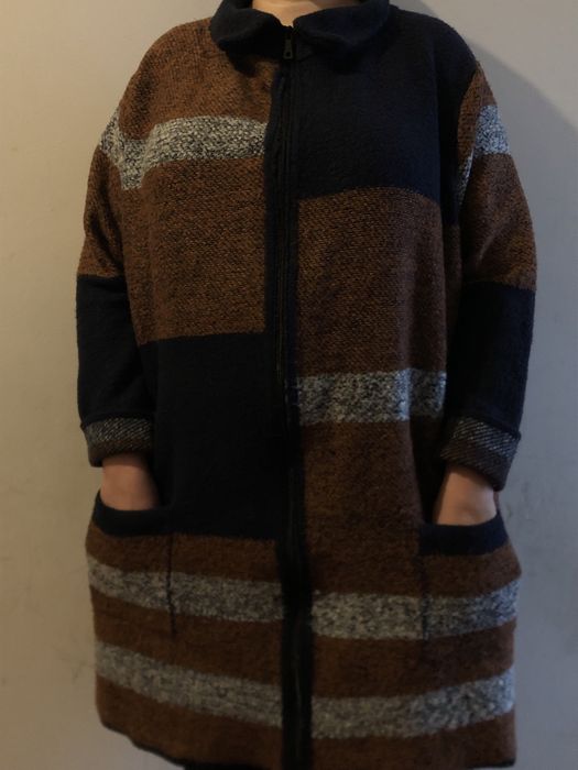 Кардиган теплий довгий 62-66 великого розміру батал