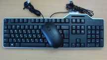 Комплект Dell Keyboard KB813 .Мышка Dell ms116t1 USB.