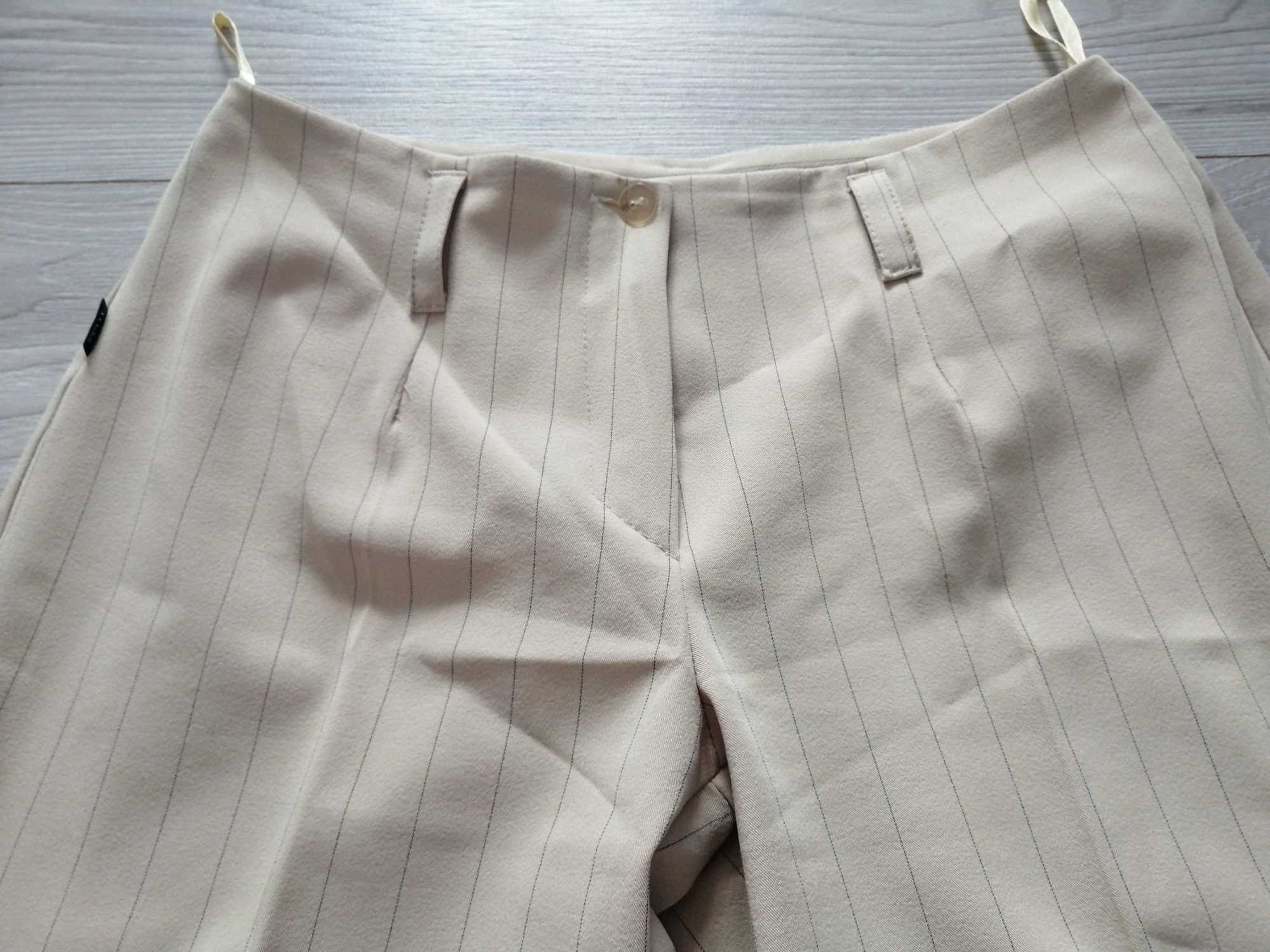 Spodnie materiałowe, eleganckie damskie firmy Miko w rozmiarze 40/42
