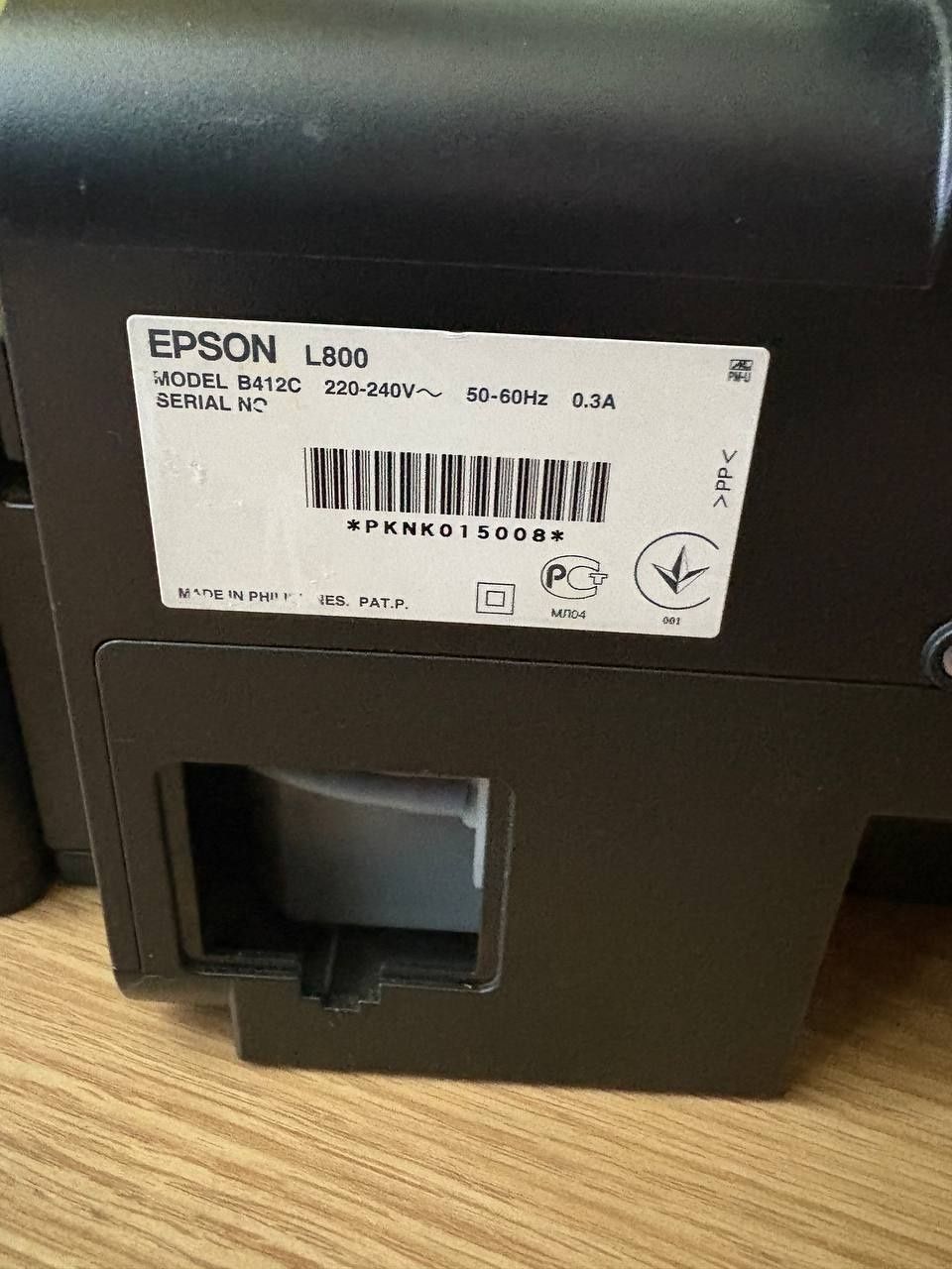 Принтер Epson L800 (model B412c)