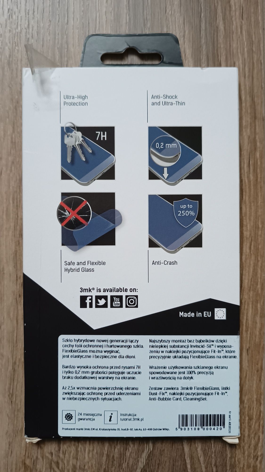 Szkło 3mk Flexible Glass Motorola Moto G5s