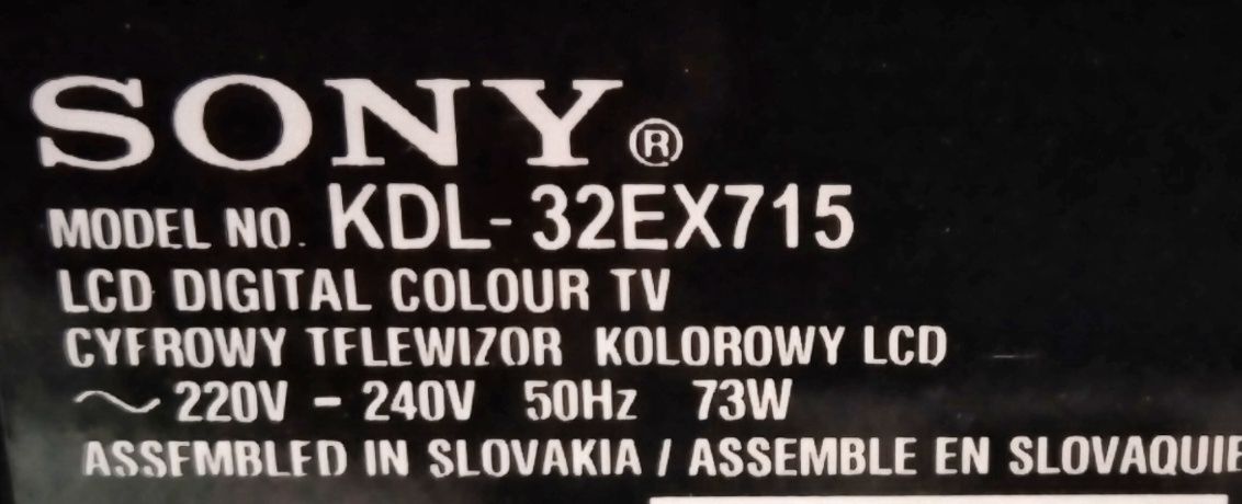 Swietny telewizor Sony Bravia 32 cale z pilotem