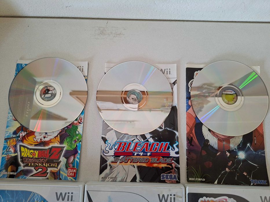 Naruto + Dragon Ball Z + Bleach Pack 3 Jogos Nintendo Wii/Wii U