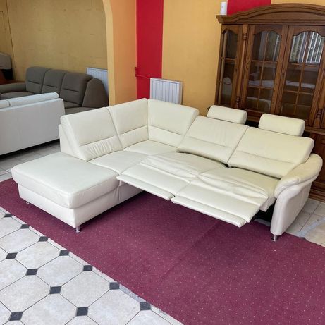 Новый угловой диван с пуфом мягкая мебель Германия