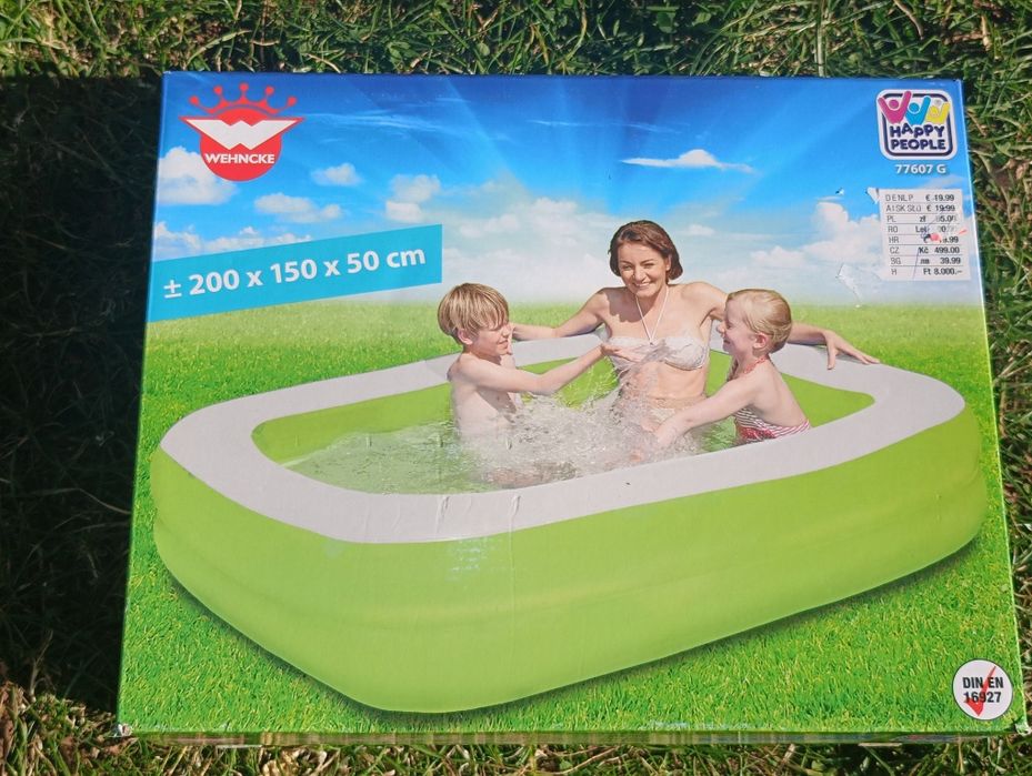 Duży Nowy nieużywany Basen 200 x 150 x 50