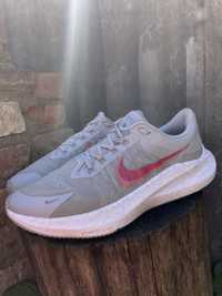 Кроссовки найк Зум Nike ZOOM Winflo 8 Wolf Grey Bright Crimson