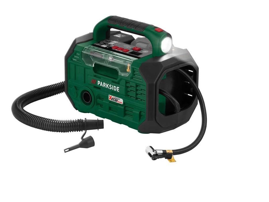 Pompka kompresor do materaca roweru parkside sprężarka PKA 20-Li C3