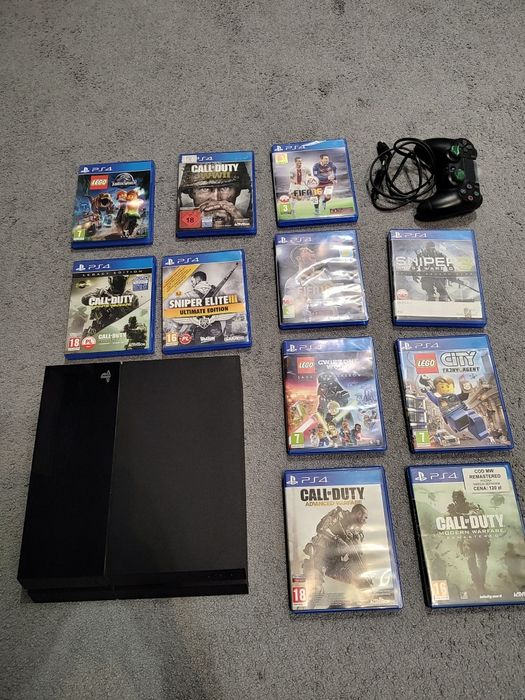 Ps4 z grami i padem