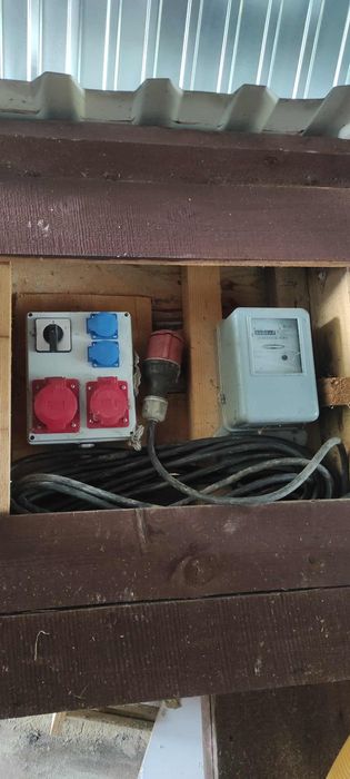 Skrzynka elektryczna budowlana