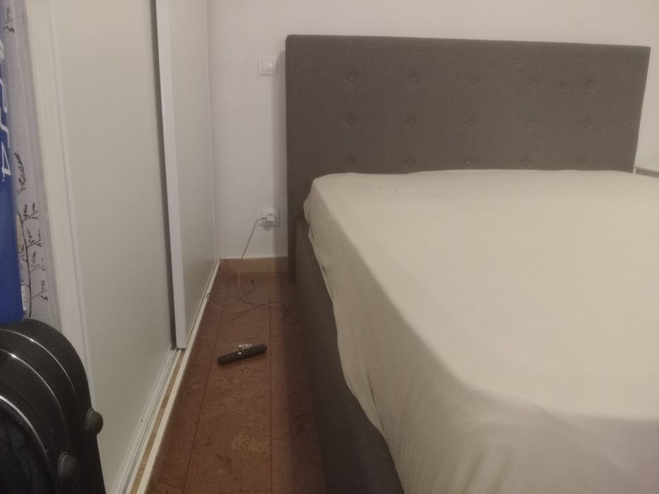 Cama de casal baú, com colchão