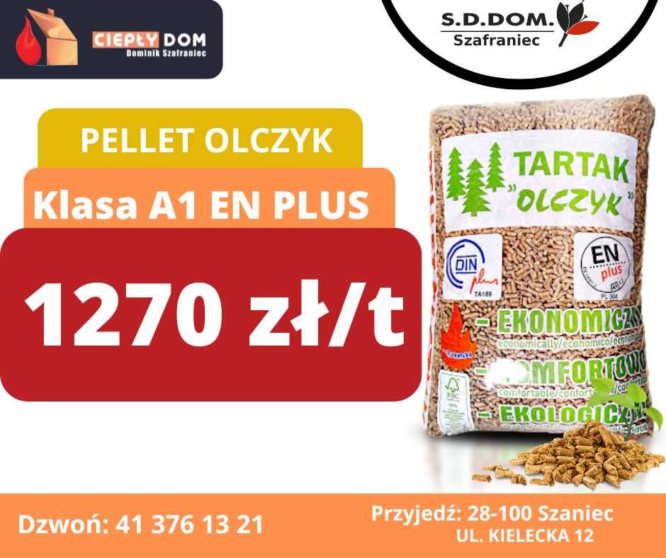 Pellet Olczyk darmowa dostawa do 20 km od Szańca już od 1 palety
